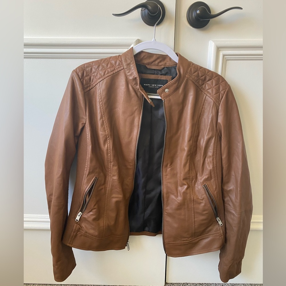 Marc New York Glebrook Leather Jacket